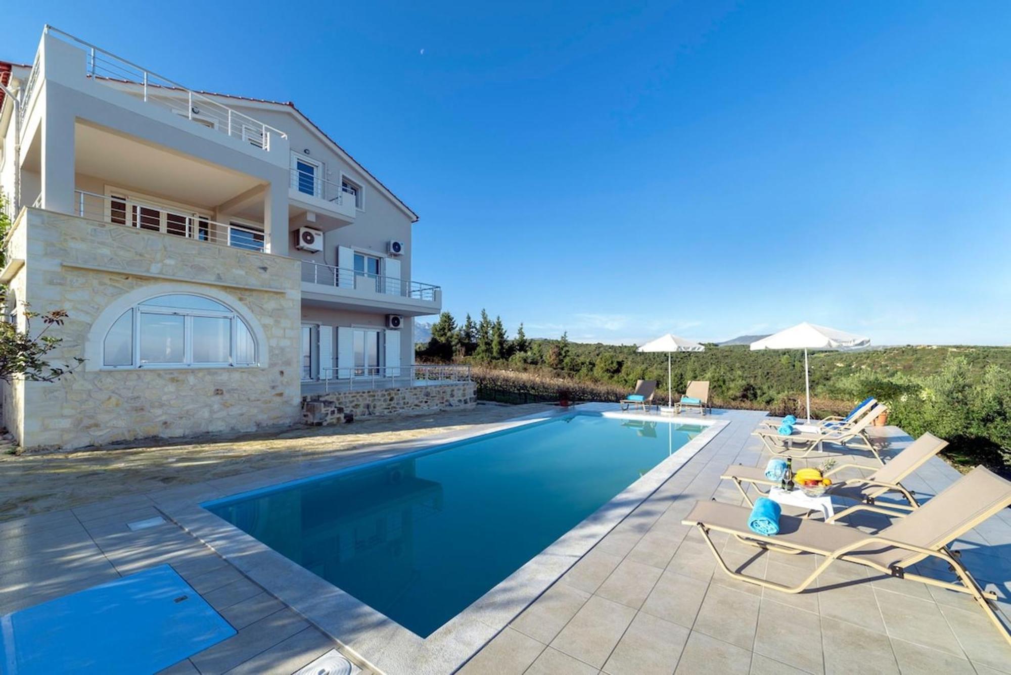 Villa Konstantinos Hilltop Vineyard Escape Almirida Zewnętrze zdjęcie
