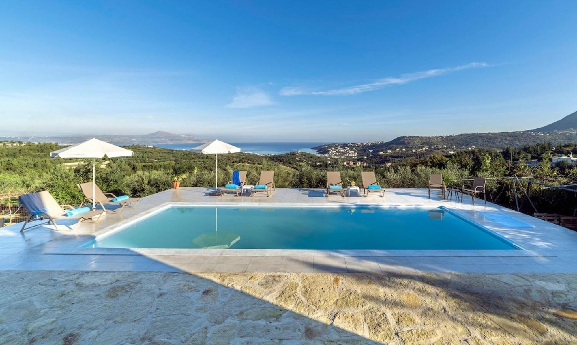 Villa Konstantinos Hilltop Vineyard Escape Almirida Zewnętrze zdjęcie