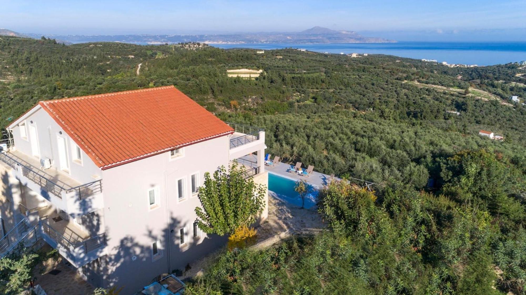 Villa Konstantinos Hilltop Vineyard Escape Almirida Zewnętrze zdjęcie