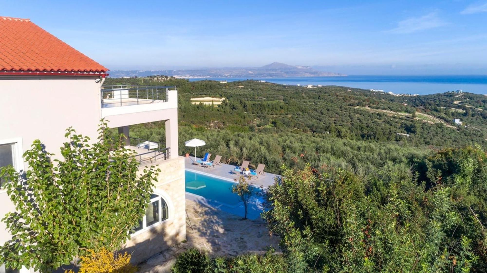 Villa Konstantinos Hilltop Vineyard Escape Almirida Zewnętrze zdjęcie