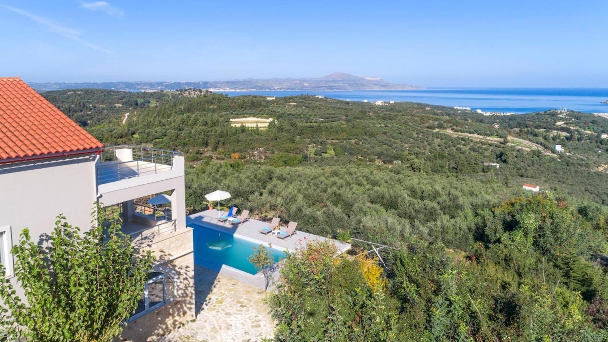 Villa Konstantinos Hilltop Vineyard Escape Almirida Zewnętrze zdjęcie