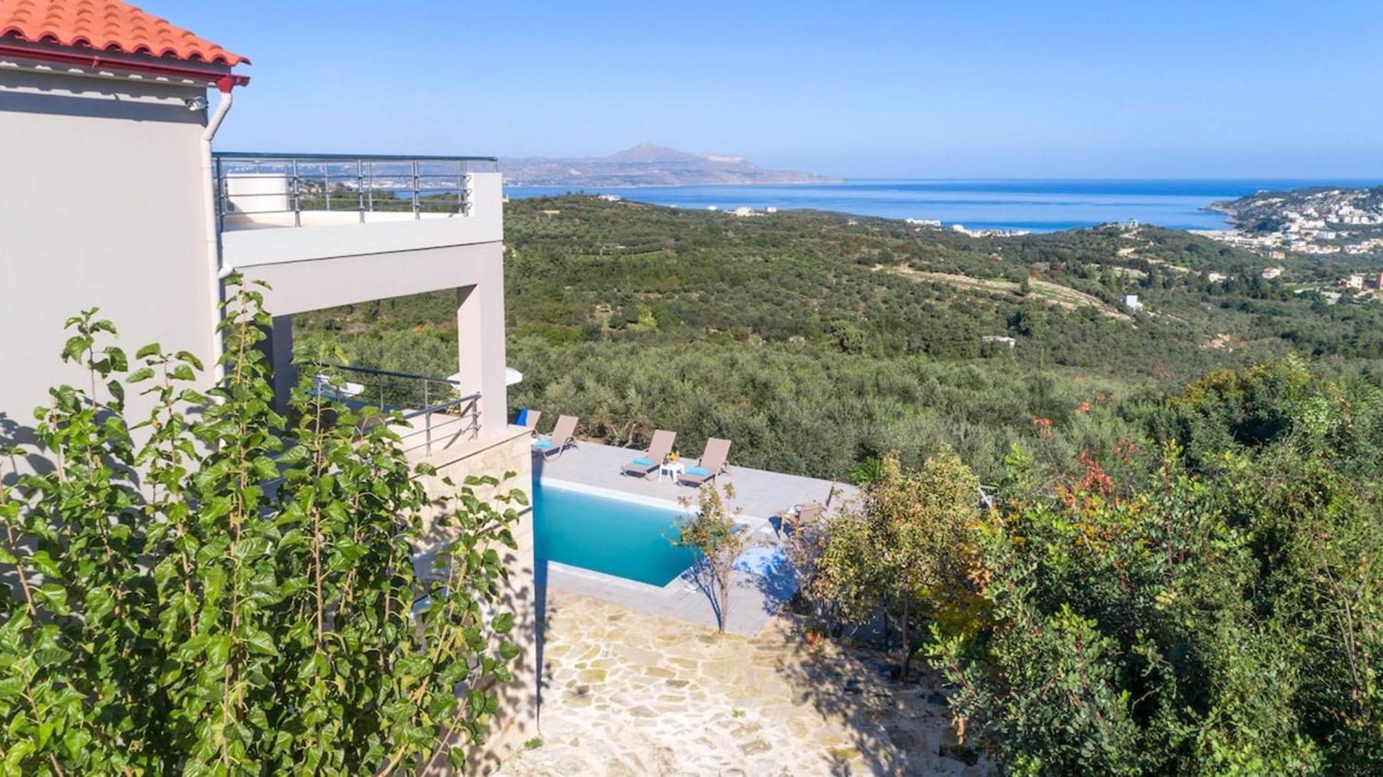 Villa Konstantinos Hilltop Vineyard Escape Almirida Zewnętrze zdjęcie