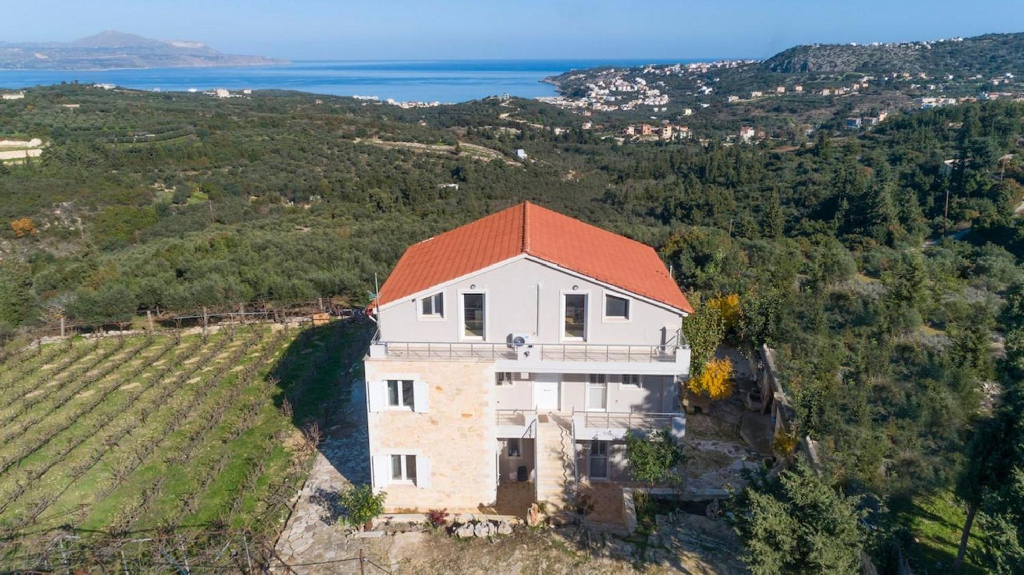 Villa Konstantinos Hilltop Vineyard Escape Almirida Zewnętrze zdjęcie