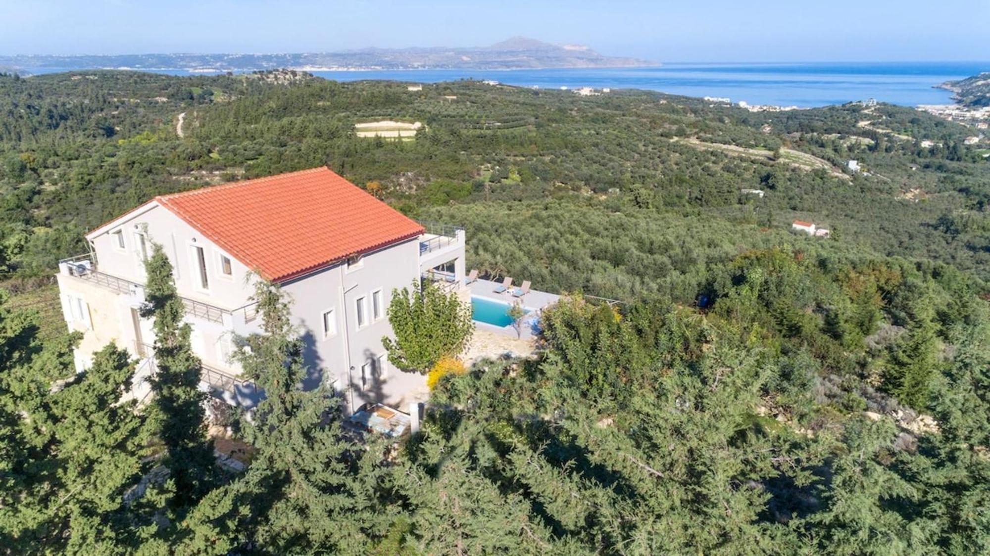 Villa Konstantinos Hilltop Vineyard Escape Almirida Zewnętrze zdjęcie