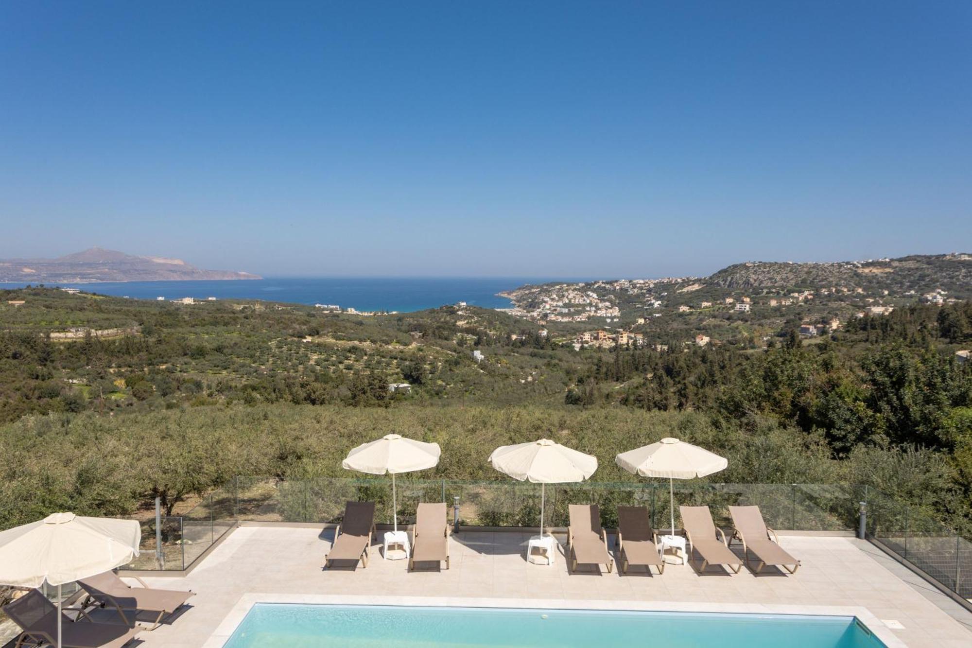 Villa Konstantinos Hilltop Vineyard Escape Almirida Zewnętrze zdjęcie